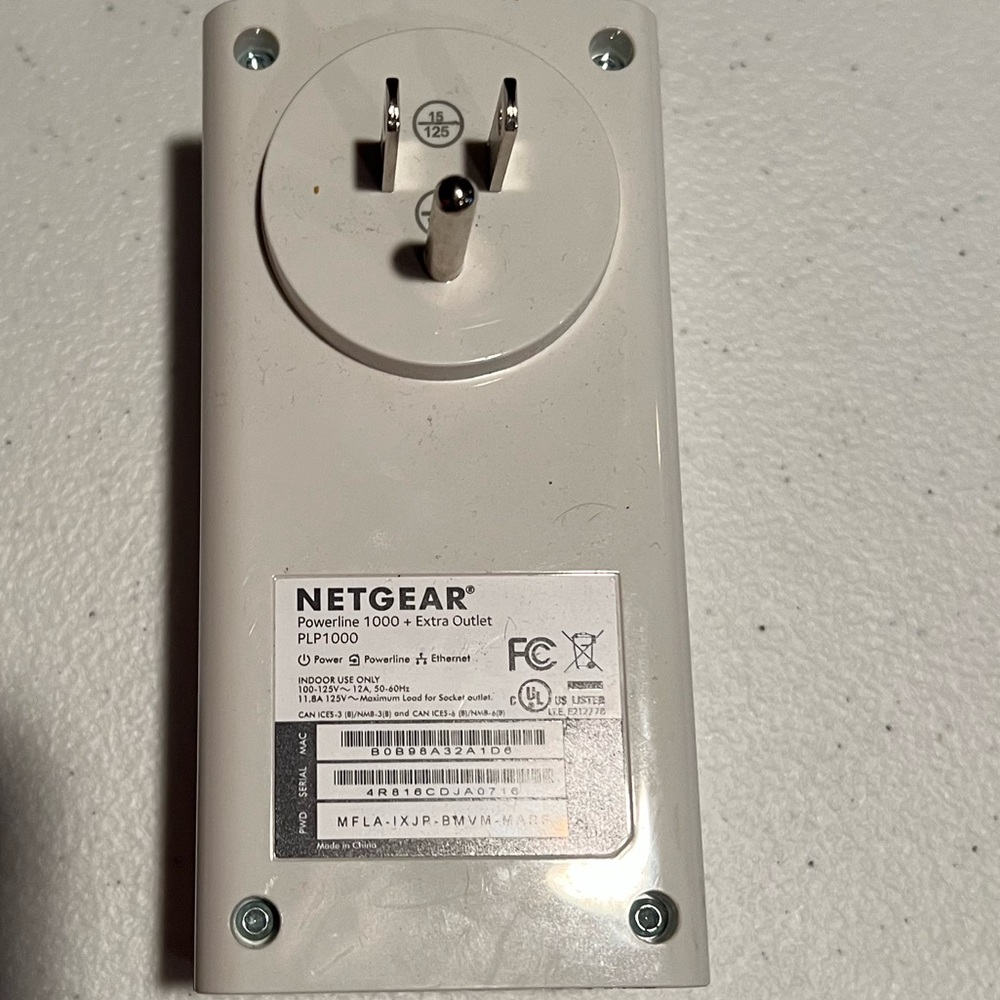 NETGEAR - Powerline 1000 Network Extender - White - Picture 2 of 4